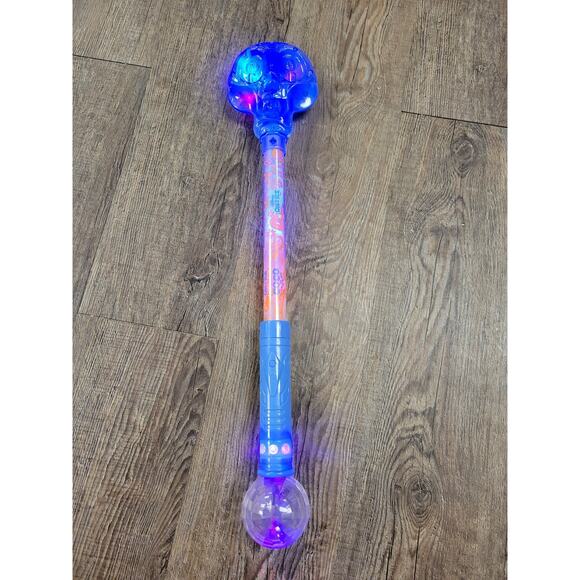 DISNEY ON ICE Coco multicolor Skull WAND 21" LED light-up 3 Way - Picture 1 of 6